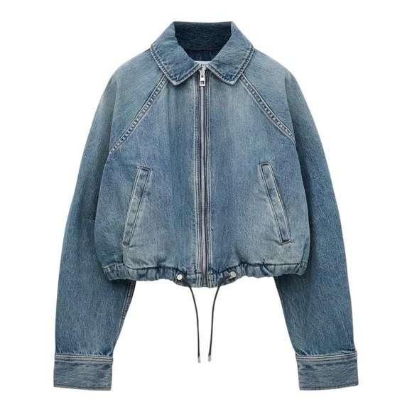 Loewe Oversized Blue Balloon Denim Jacket Fr32 - Picture 2 of 5